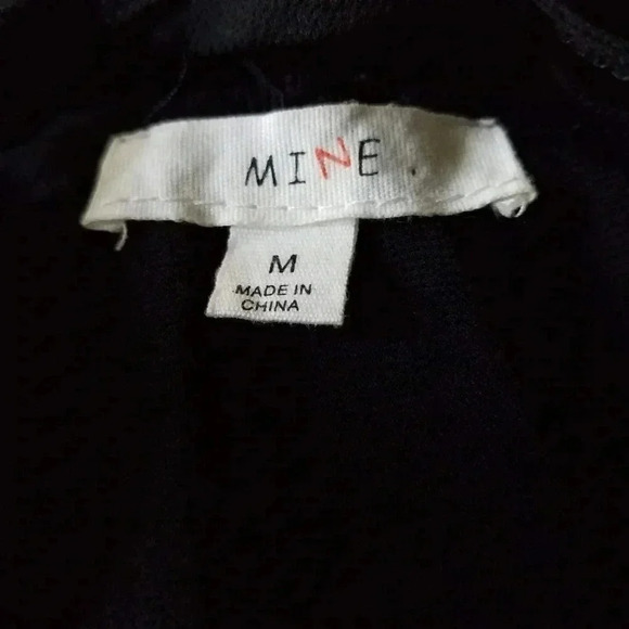 Mine Tank Top Size Medium Embroidered Ladder Back - Picture 5 of 6